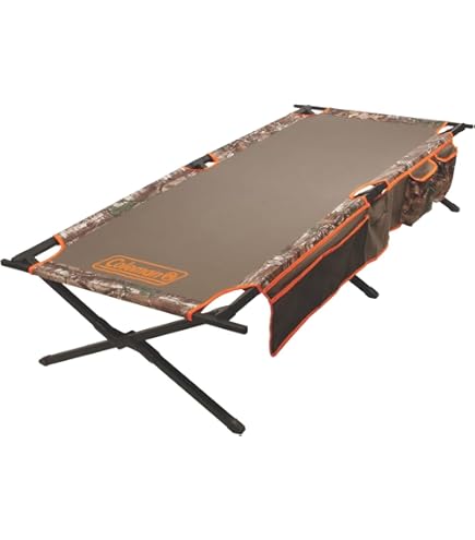 2個セット　Coleman コット オリーブグリーン 収納ポケット付き 2個セット Coleman コット オリーブグリーン 収納ポケット付き